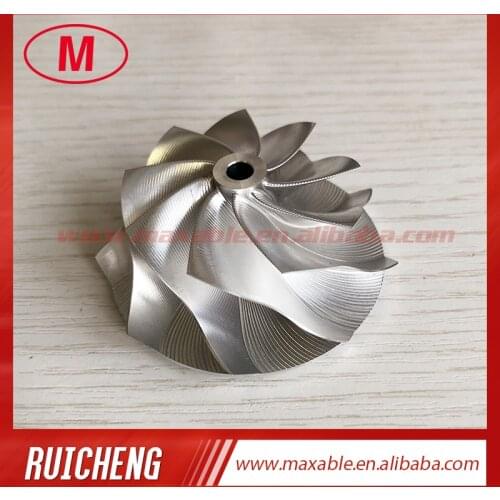 TD04HL 19T 46.02/58.00mm 9+0 blades 49189-X high performance point milling turbo milling/aluminum 2618/billet compressor wheel