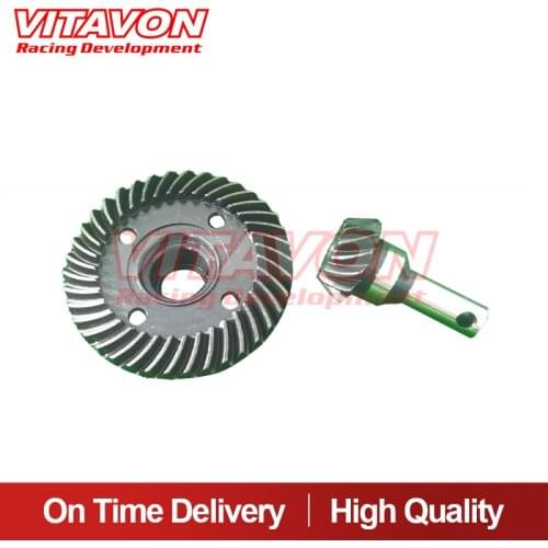 VITAVON HD Steel Ring & Pinion Helical/Spiral Cut Bevel Gear Set For Axial RBX10 Ryft
