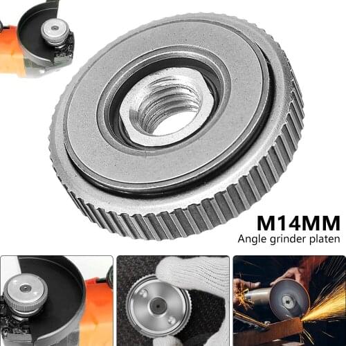 Locking Plate Chuck 50mm Quick Clamping Device Fast Locking Quick Release M14 Thread Angle Grinder Inner Outer Nut