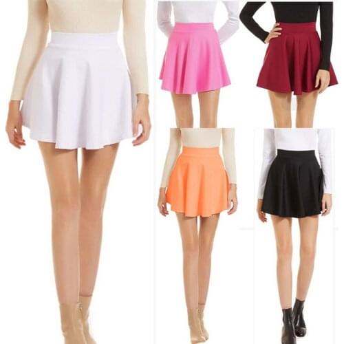 Women Sexy Anti-exhaust Short Skirts Micro Mini Dress High Waist Solid Color Skirt 5 Colors Womens 2021 Skirts For Teen Girls