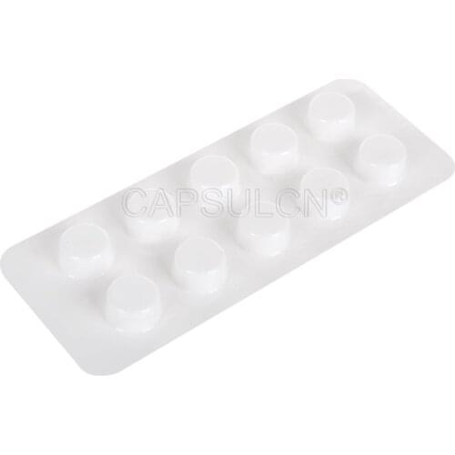1000 pcs 10 holes Blister pack machine Sheet for 80*30mm Tablets