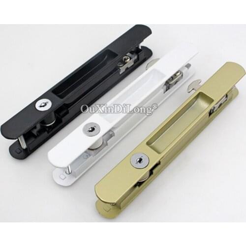 Brand New 1Piece 90 Type Zinc Alloy Sliding Door and Window Lock for Aluminium Alloy Door and Window Balcony Hook Locks