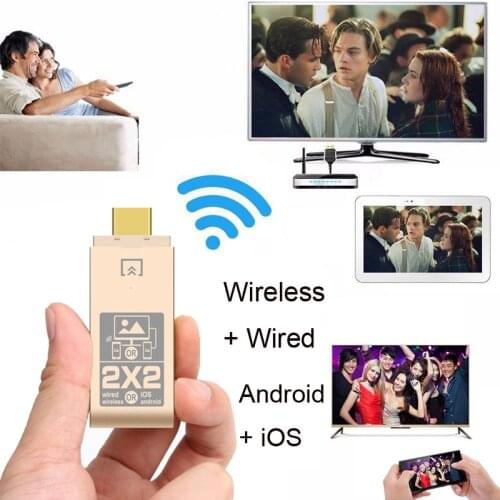 Wireless WiFi Display Dongle HDMI-compatible Video Adapter Airplay DLNA for IPhone 11 12 IPAD HUAWEI P20 P30 Android Phone To TV