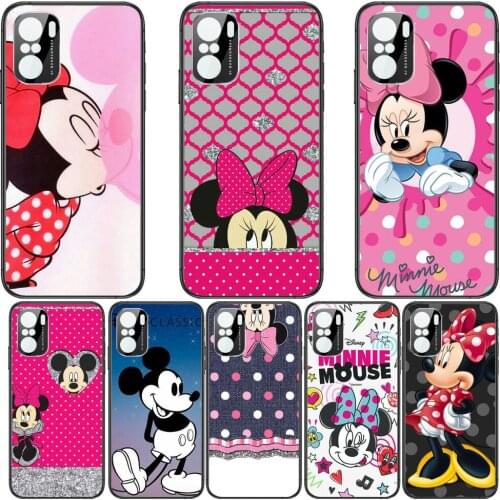 Mouse Cute Mickey 2021 New Phone Case For xiaomi redmi POCO F1 F2 F3 X3 Pro M3 9C 10T Lite NFC Black Cover Silicone Back Prett m
