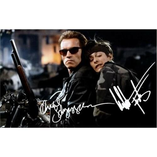 Arnold Schwarzenegger SIGNED PHOTO Art Film Print Silk Poster Home Wall Decor 24x36inch