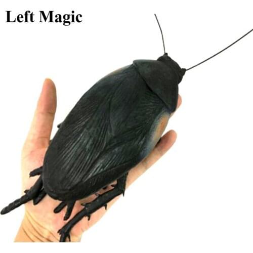 Jumbo Rubber Roach Prank Roach Prop Appearing Magia Stage Close Up Street Bar Party Gimmick Classic Toy Funny Magic Tricks