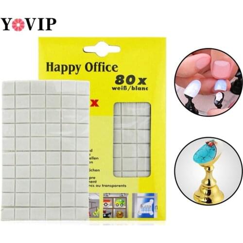 1 Sheet DIY Multi-Purpose Adhesive Glue Clay Stick Care Plasticine Tips Fix Glue Nail Art Manicure False Nails Tips Decoration