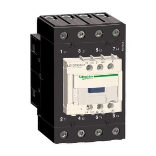 LC1DT80ABD LC1-DT80ABD 4P 80A | 24VDC LC1D AC contactor (DC coil)