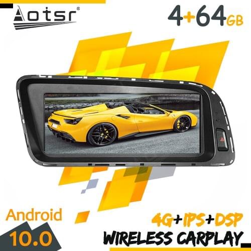 Android 10 Tape Radio Recorder Car For Audi Q5 2009 2010 2011-2015 GPS Navi Multimedia Player Stereo Autoradio Carplay Head unit