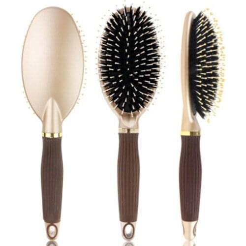 Massage Oval Hair Comb Round Brush Anti Static Detangling Air Cushion Bristle SPA Hairdressing Styling Tool