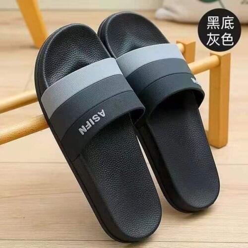 Slippers Mens Korean Fashion Lovers Wear Home Bathroom Bath Anti Slip Thick Bottom Wear Resistant Slippers Men