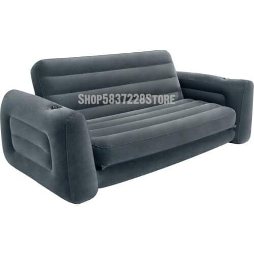 Intex Inflatable Sofa Bed Multifunctional Folding Bed Living Room Double Single Inflatable Lazy Sofa