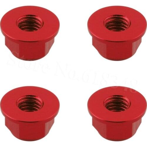 RC Wheels Nylon Lock Nut M4 Flanged For HPI RS4 Drift Models Racing Car