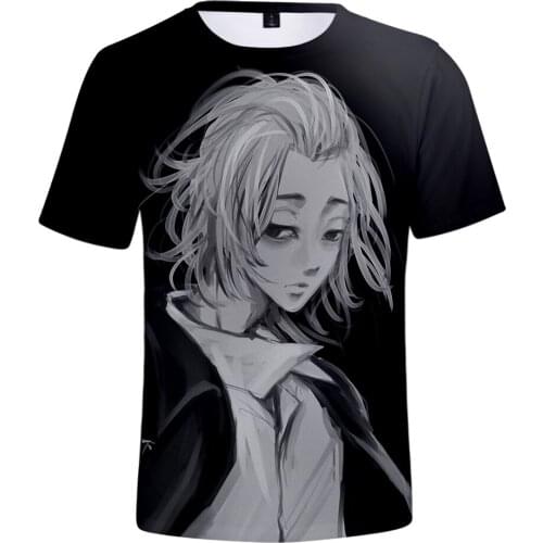 2021 New Japan Anime Tokyo Revengers T shirt Breathable Casual Top Men T-shirt Women Oversized Funny Anime Shirt Ken Wakui