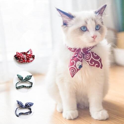Cat Collar Bow Bowtie for Cats and Small Dogs Accessories Cat-Collar Kitten Pet Products Chihuahua Bow Tie Necklace