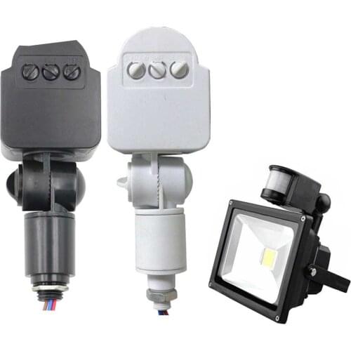 Outdoor home indoor Infrared Light PIR Motion Sensor Switch Human Infrared Sensor Switch DC12V/AC 85-265V for LED Flood Light