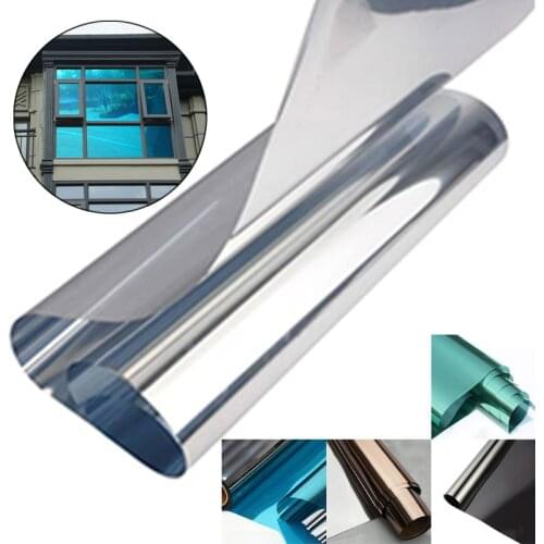 Privacy Window Film Sun Blocking Mirror Reflective Tint One Way Heat Control Vinyl Anti UV Window Stickers for Home and Office