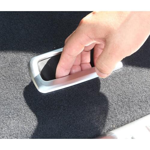 New!!Car Accessories ABS Chrome Rear Trunk Box Frame Trim For BMW X1 F48 2016-2018 For BMW X2 F47 2018