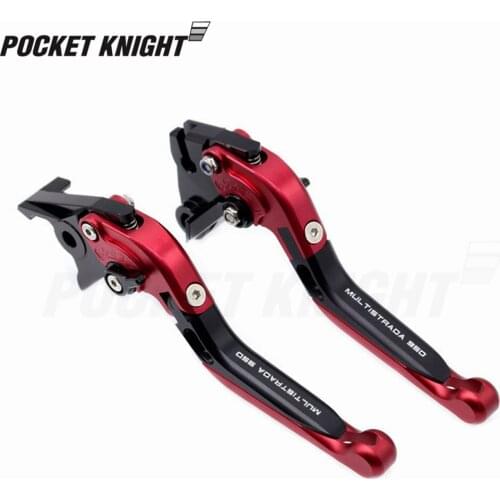 Brake Clutch Lever For DUCATI 950 MULTISTRADA 2017 2018 Motorcycle Accessories Folding Extendable logo MULTISTRADA 950
