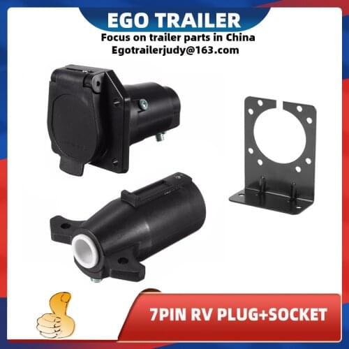 Ego 7-way RV trailer connector trailer male female plug socket trailer Camper Parts Caravan Accessories