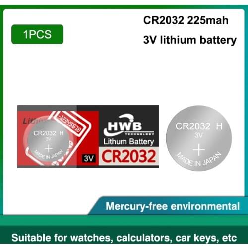1pcs brand new battery for maxell cr2032 3v button cell coin batteries for watch computer cr 2032 For Toys Watches