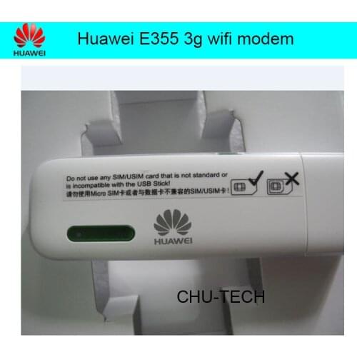 10pcs/lot Free shipping Original Huawei E355 3g wifi modem unlocked 21.6Mbps E355 3g wifi router sim card slot
