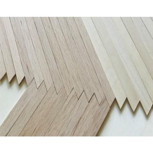 200pcs 100x10mm Thickenss:2mm Handmade Wood Material Beech Sticks Strip