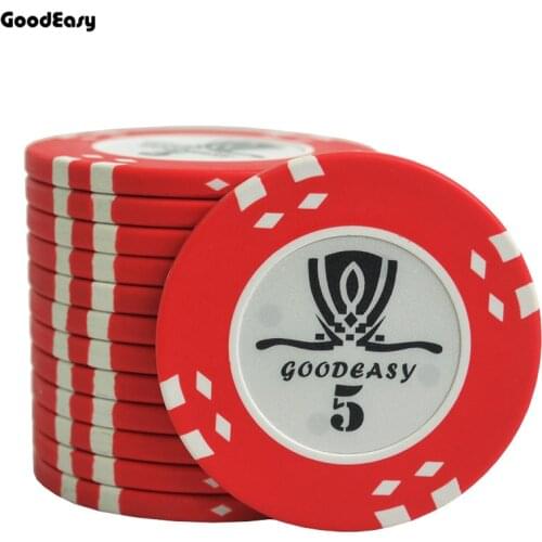 25PCS/Lot AOM Texas Hold'em Poker Chip Sets With Inner Iron Poker Metal Coins Monte Carlo Poker Club Accessories