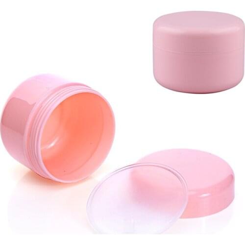 50pcs 10g 20g 30g 50g 100g 150g Pink Refillable Bottles Empty Makeup Jar Pot Travel Face Cream Lotion Cosmetic Container