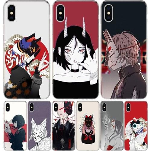 Fox Mask Phone Case for Apple iphone 11 12 Mini Pro XR X Xs Max 7 8 6 6s Plus 7G 6G 5G 5S 5 SE + Customize Cover Coque