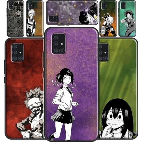 Kirishima Deku My Hero Academia Case For Samsung Galaxy A21S A20e M21 M31 A11 A10 A40 A7 2018 A51 A71 A50 A70 Coque