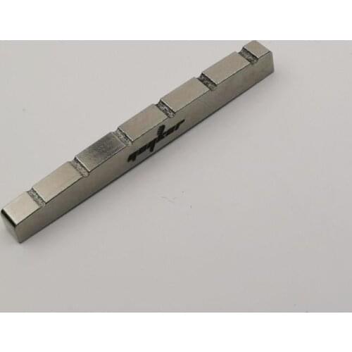 43mm/42mm Guitar Titanium Alloy Nut - Pre-Slotted Nuts Replacement Compatible with Fender Strat ST Style Electric Guitar