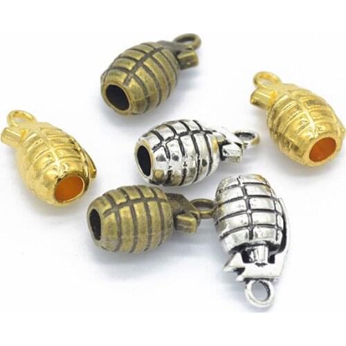 Hot Sale 10pcs Fashion charm gifts vintage M13 grenades alloy charms DIY making bracelet necklace Pendant jewelry Accessories