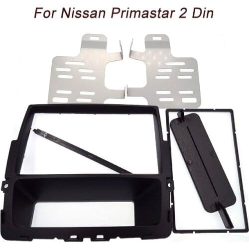 Good quality Car Fascia For NISSAN Primastar Opel Vivaro Renault Trafic II facia frame panel dash mount kit adapter trim DVD