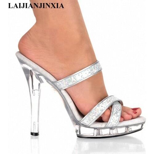 LAIJIANJINXIA New 5 Inch High Heels Sexy Dance Shoes 13 CM High Heels Sandals Womens Night Club Pole Dancing Shoes