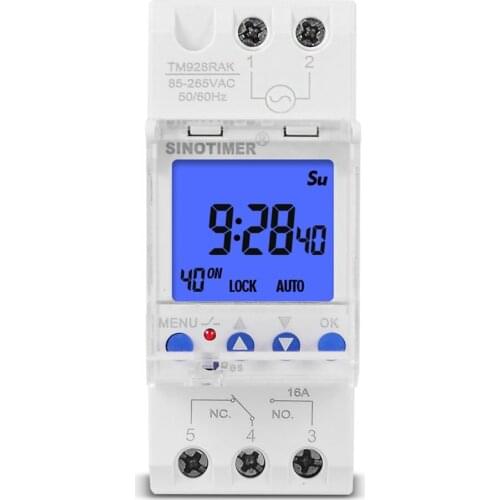 NEW Bell Timer Large Screen Backlight Display 85-265V 40 Times 1 Second Min Interval 7 Days Programmable Bell Timer