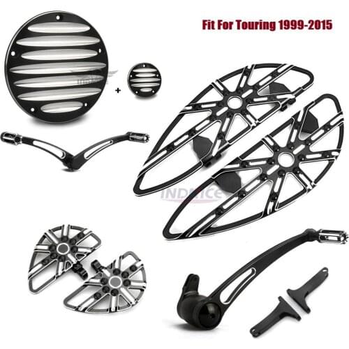 Fit For harley front rear Gauge floorboards Brake shifter levers Derby timer covers Ultra Limited FLHTK CVO Limited FLHTKSE 201