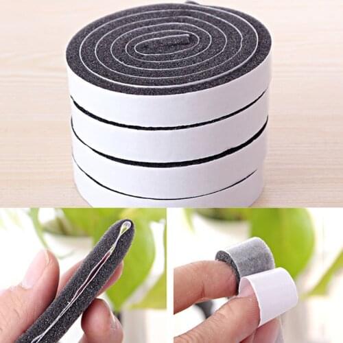 4pcs/set Of 100*1.5*0.6cm Foam Sponge Rubber Strip Waterproof Rubber Window And Door Sound Insulation And Dustproof SealingStrip