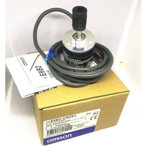 NEW E6B2CWZ6C OMRON Rotary Encoder E6B2-CWZ6C 2500 2000 1800 1024 1000 600 500 400 360 200 100 60 40 30 20P/R 5-24v