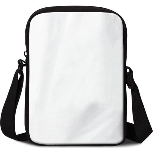 Blank Sublimation For Heat Transfer Printing Mini Messenger Bag Men Cool DIY Custom Logo Crossbody Shoulder Bags Traveling Flap