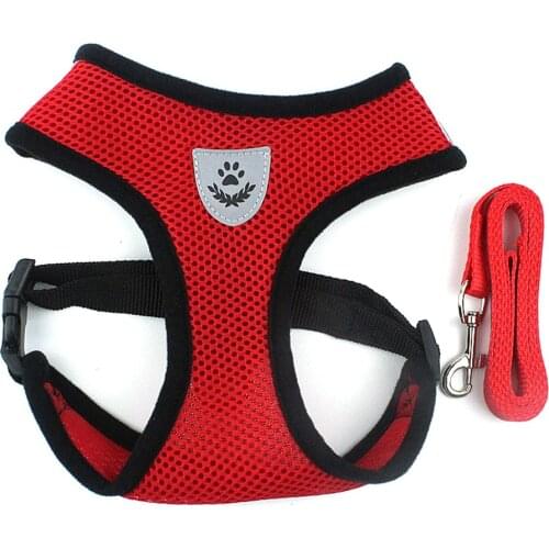 Adjustable Dog Harness Puppy Pet Dogs Vest Car Running Small Medium Large Padded Adjustable Pet Puppy Dogs Soft Vest