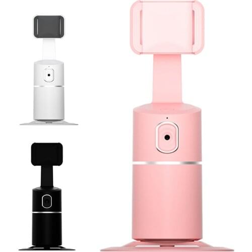 Face Tracking Tripod with Selfie Ring Light No App Battery Operated for Cell Phone Vlog Shooting Live Vlog Action Tracking