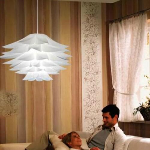 Modern minimalist bright crystal lighting ceiling lotus living room restaurant bar counter bedroom lotus Pendant Lights