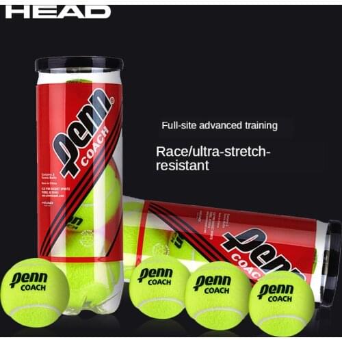 Head Single Beginners Penn Tennis Practice Training Match Tennis Ball High Elastic and Durable3 Pieces Per Can