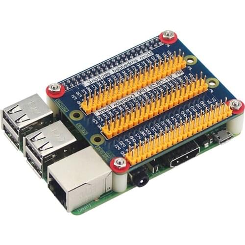 1 Pcs GPIO Extension Board 1 To 3 DIY Expansion Circuit Plate For Raspberry Pi 4B/3B