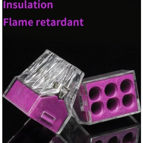 30/50/100PCS Wire Connector Universal Compact Wire Wiring Connector PPCT-102/103D/104 Conductor Controller Terminal Block