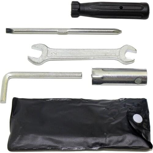 5PCS Motorcycles Nos Tool Set For HONDA C100 C70 CM91 CT70 CT90 S65 S90 Replace Spark Plug Socket Screwdriver Wrench