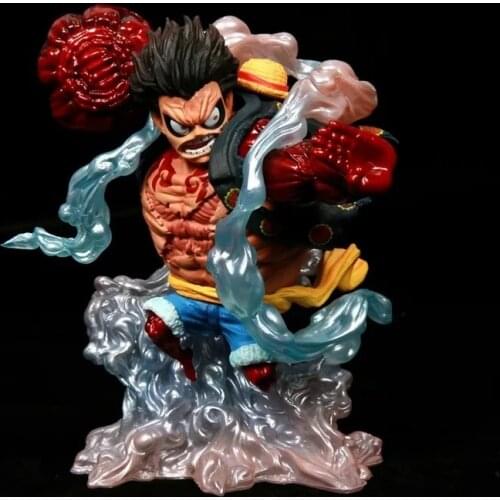 Anime One Piece Monkey D Luffy GEAR Fourth Big Hand Battle Ver. GK PVC Action Figure Statue Collection Model Kids Toys Doll