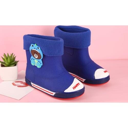 Boys and girls dual-use non-slip baby rain boots new water shoes 2-5 years old children four seasons universal rain boots