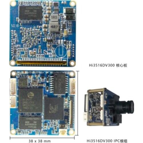 For Hi3516DV300 core board (can be integrated algorithm secondary development)_IMX307 module _AI